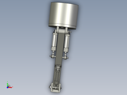 可抓取重物的搬运机器人的液压抓手前视缩略图