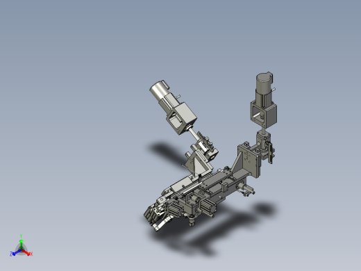 左右切极片组件1正等轴测缩略图