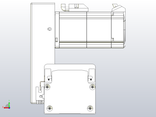 皮带直线轴半封闭可选导轨TPA-HNB-85S-90-L600-RU-C-P20-N3后视缩略图