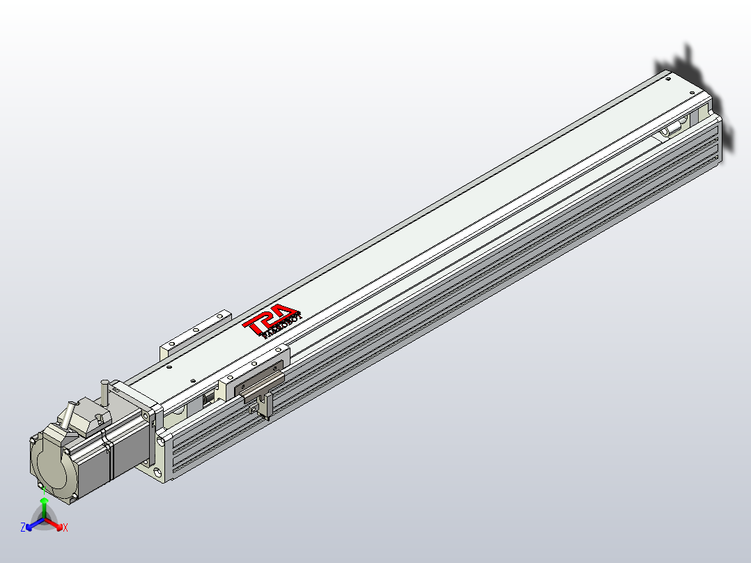 日规模组半封闭丝杆TPA-HNR-85S-1610C-L500-M-Y-P20-N3主视图