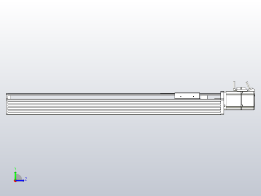 日规模组半封闭丝杆TPA-HNR-85S-1610C-L500-M-Y-P20-N3左视缩略图