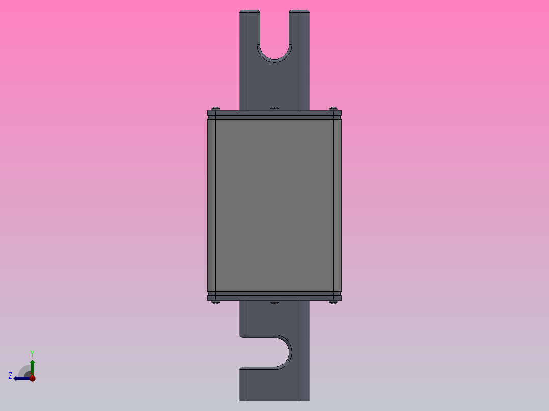 NGT快速熔断器[NGT1-380╱125]右视图