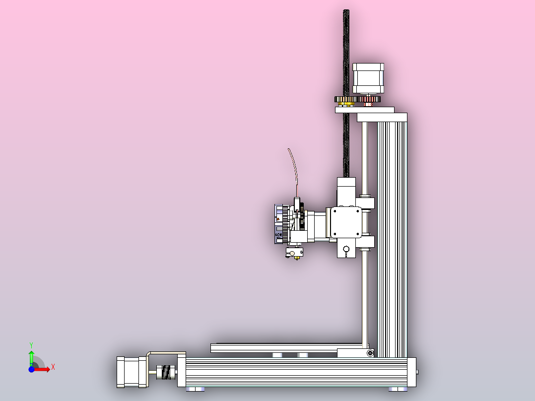 3D打印机300X200X200 V4前视图