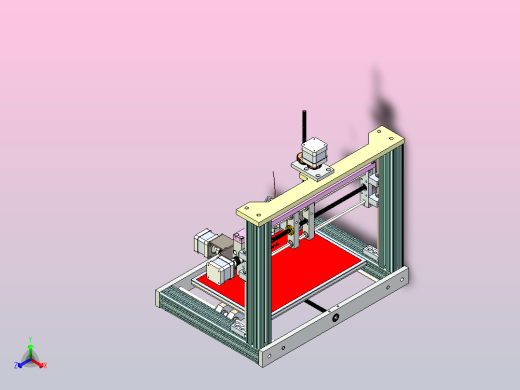3D打印机300X200X200 V4正等轴测缩略图