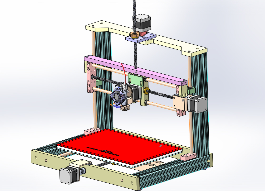 3D打印机300X200X200 V4
