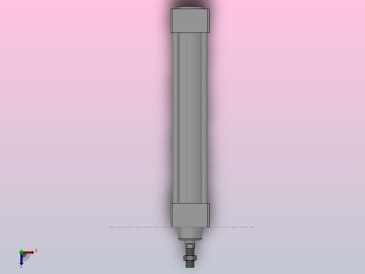 SU标准复动型气缸SU32×175-S--CS1U俯视缩略图