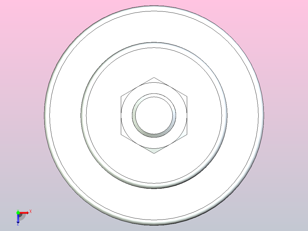 脚杯WAK02-D80-M16-L50俯视图