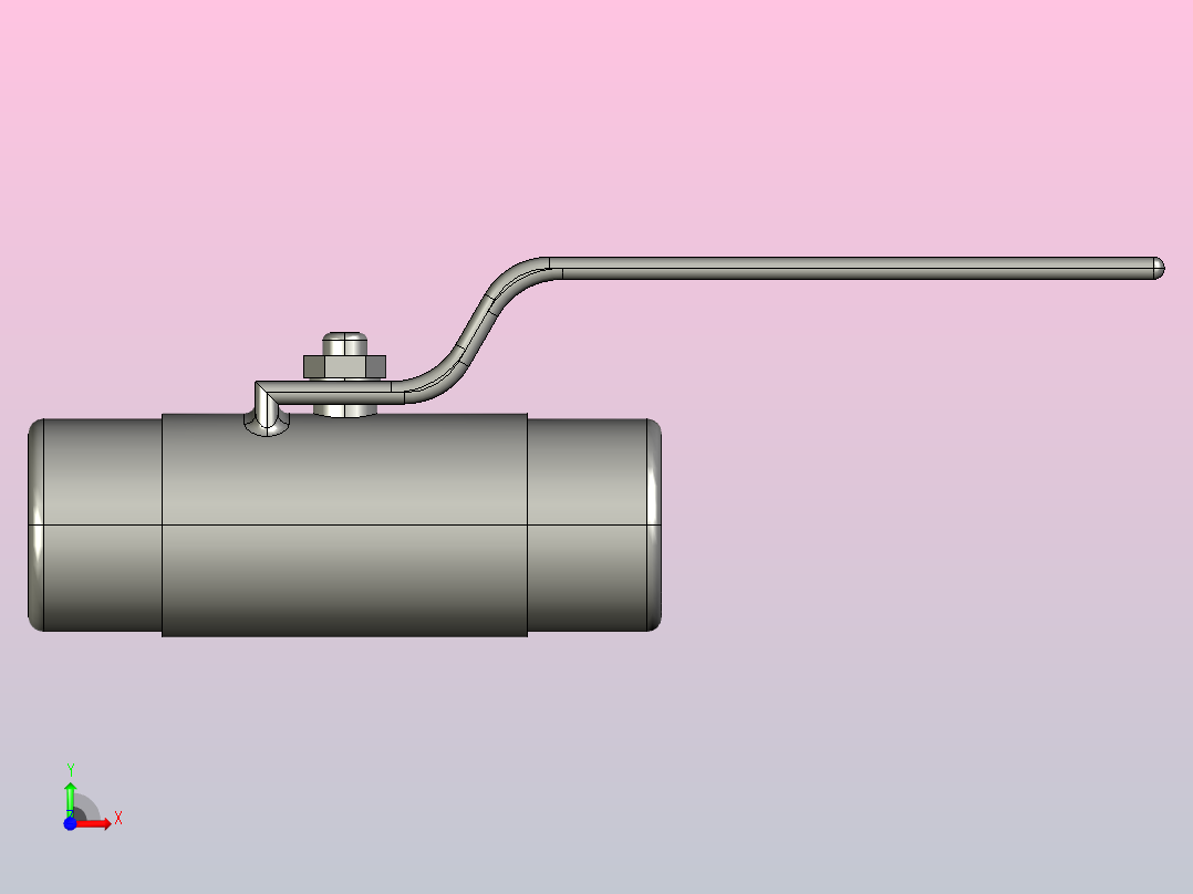 Q21F外螺纹球阀[15]前视图