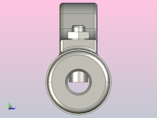 Q21F外螺纹球阀[15]左视缩略图