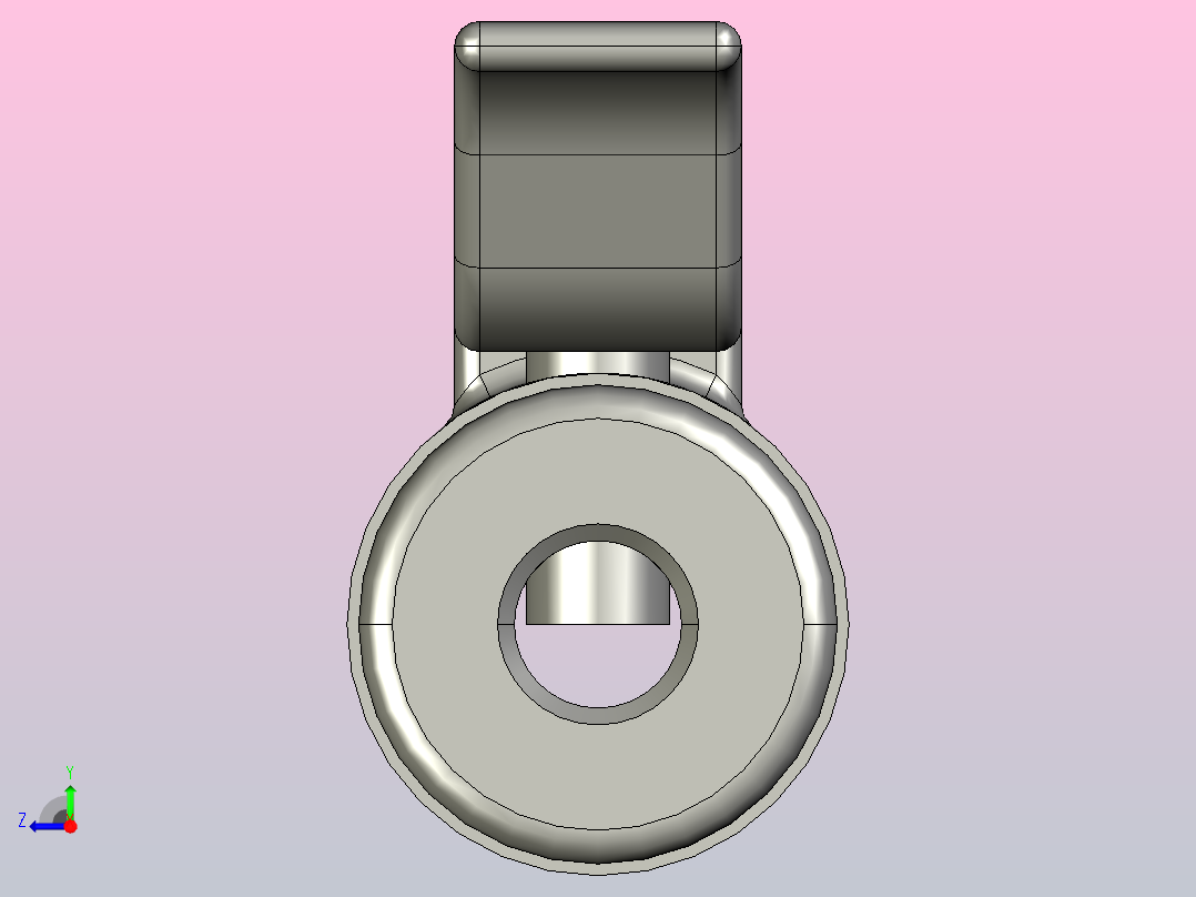 Q21F外螺纹球阀[15]右视图