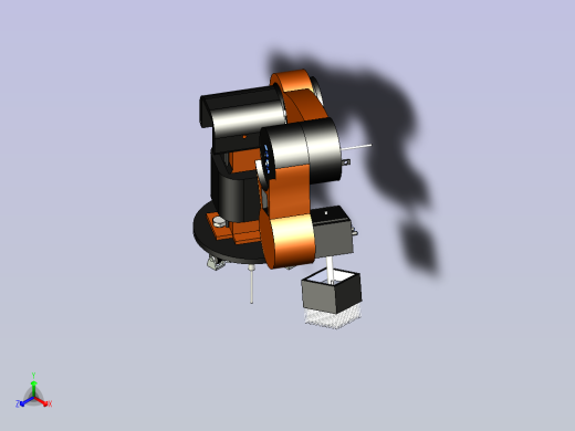 简易机械臂3D模型