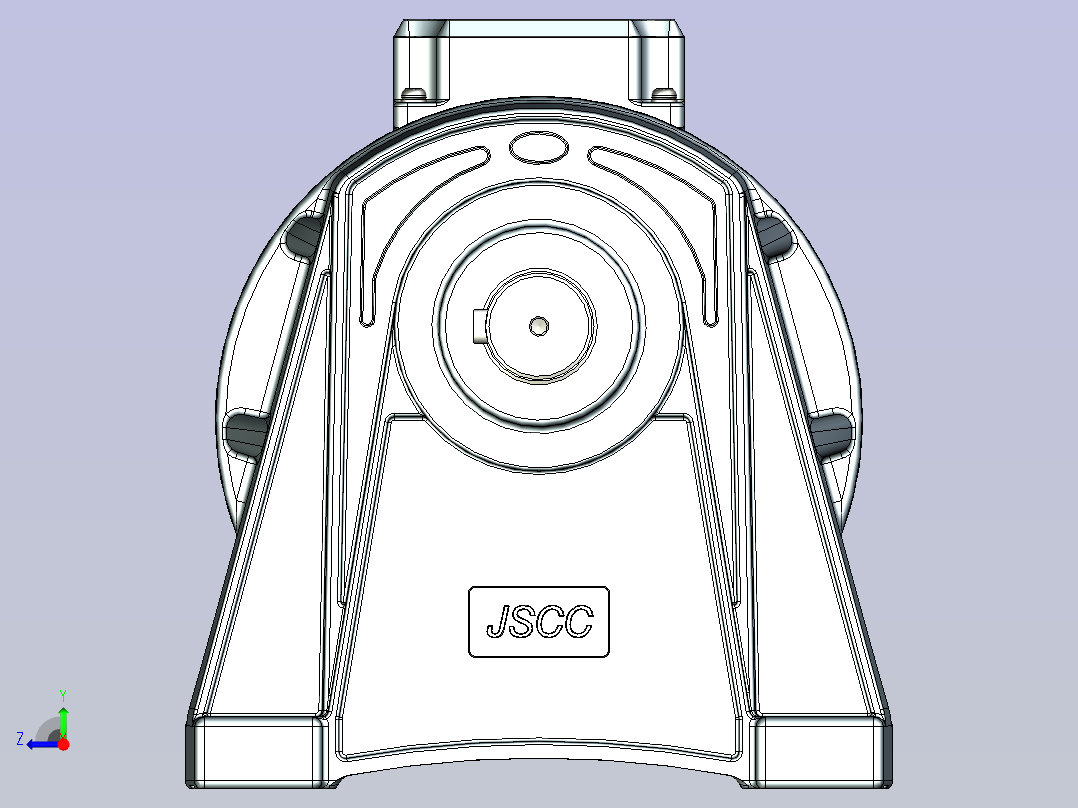JSCC变频减速电机 f750h02-U右视图