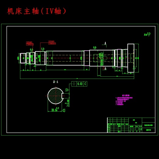 7级分级变速主传动系统设计含5张CAD图N=50-400r-min；公比1.41；P=3kW；电机转速n=1430r-min缩略图