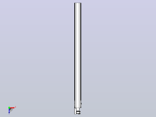 皮带直线轴半封闭可选导轨TPA-HNB-202D-140-L2850-ML-C-P75-N3俯视缩略图