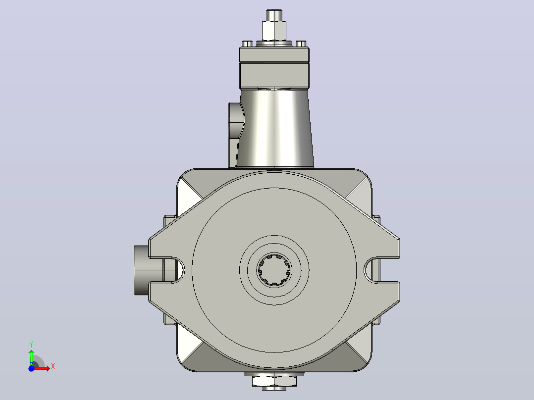 VDP-20、40油泵[VDP-20-F1H]前视图
