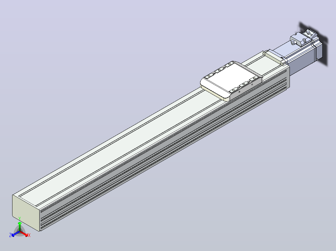 滚珠丝杠直线轴带导轨全封闭TPA-HCR-85D-1610C-L550-M-Y-P20-N3主视图