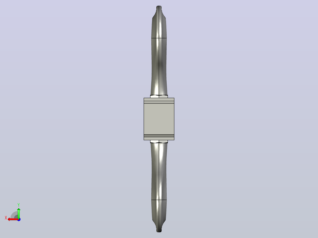 国标GB旋转式索具螺旋扣_CC型M6-160后视图
