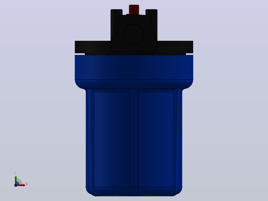 水过滤器前视图