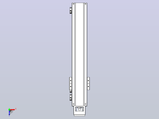 线性模块铝制底座TPA-KNR-130E-2525C-L650A1-M-H40-N3俯视缩略图