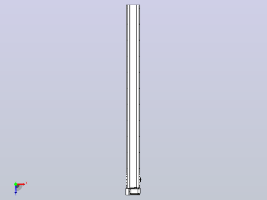 皮带直线轴半封闭可选导轨TPA-HNB-175D-140-L2000-LU-C-P75-N3俯视缩略图