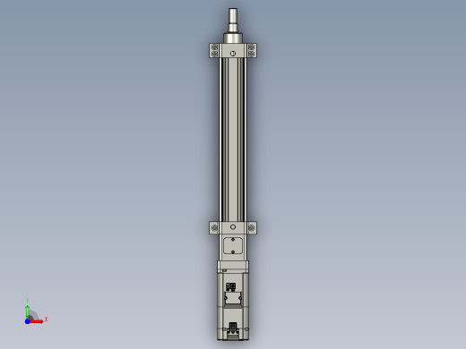 轻载电动缸TPA-ESR40-1210C-L200-M-LB-W-P40-C3前视缩略图