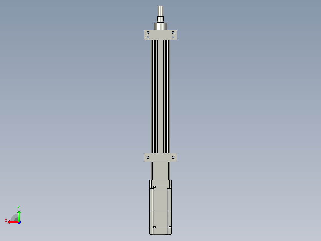 轻载电动缸TPA-ESR40-1210C-L200-M-LB-W-P40-C3后视图