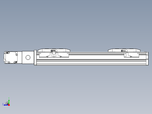 皮带直线轴双滑块型TPA-GCBS-50-P42-L50-QL-M10-N3右视缩略图