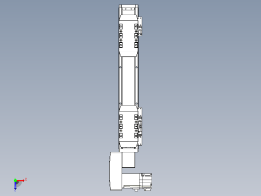 皮带直线轴双滑块型TPA-GCBS-50-P42-L50-QL-M10-N3俯视缩略图