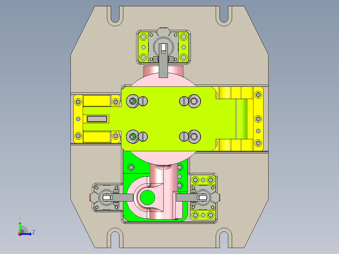 回转盘零件的机械加工工艺规程及工装夹具设计+说明书左视图