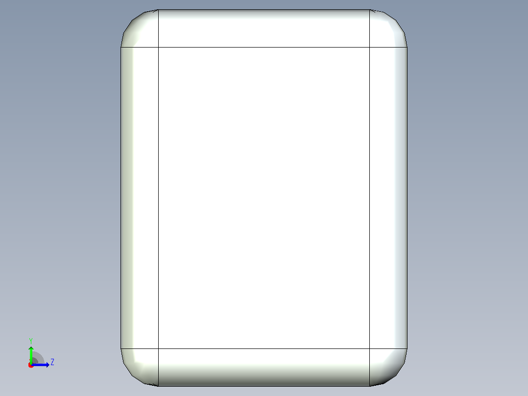 87x 片式电阻器封装 （SMD）RESC1005X38N左视图