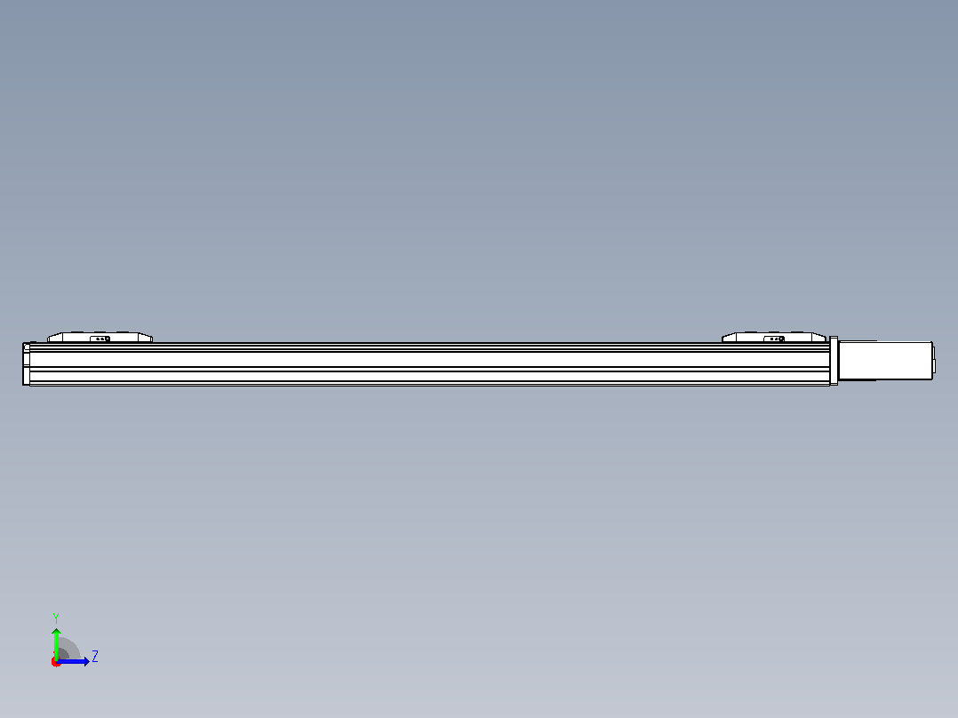 皮带直线轴双滑块型TPA-GCBS-50-P42-L300-QL-M10-N3左视图