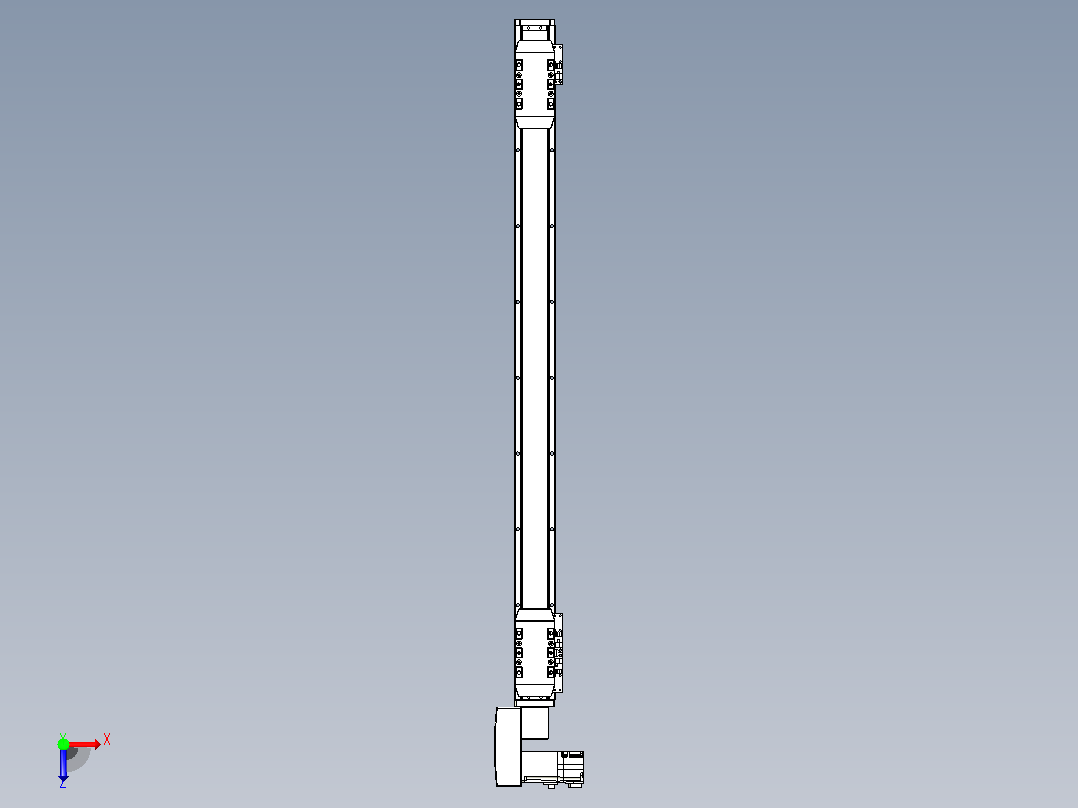 皮带直线轴双滑块型TPA-GCBS-50-P42-L300-QL-M10-N3俯视图