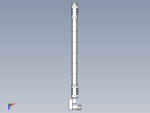 皮带直线轴双滑块型TPA-GCBS-50-P42-L300-QL-M10-N3俯视缩略图