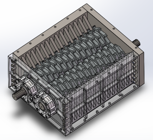 破碎机 3D模型缩略图