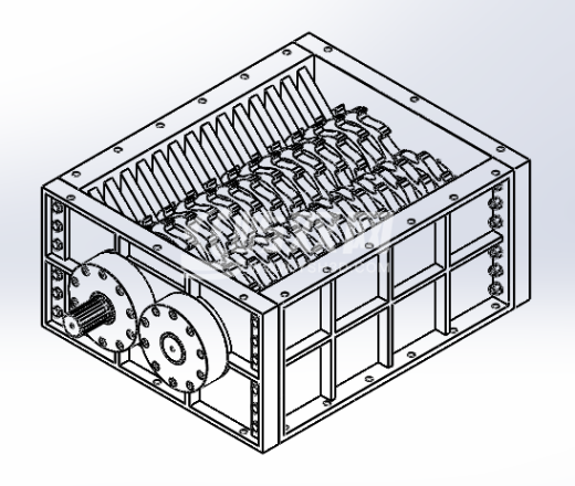 破碎机 3D模型缩略图