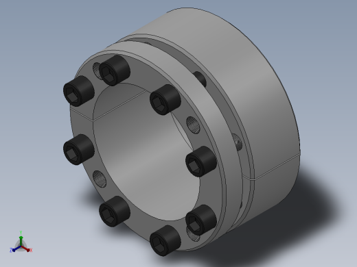 R04型胀紧联接套_R04-65-95主视缩略图