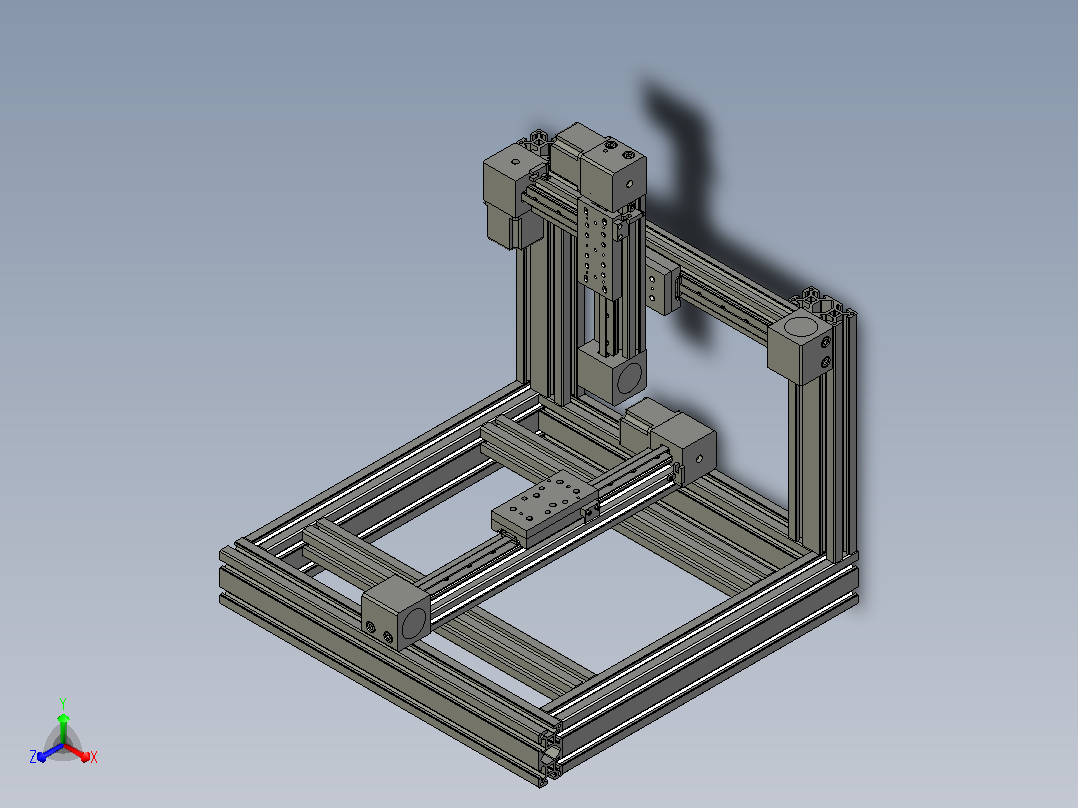 XYZ平台3D模型主视图