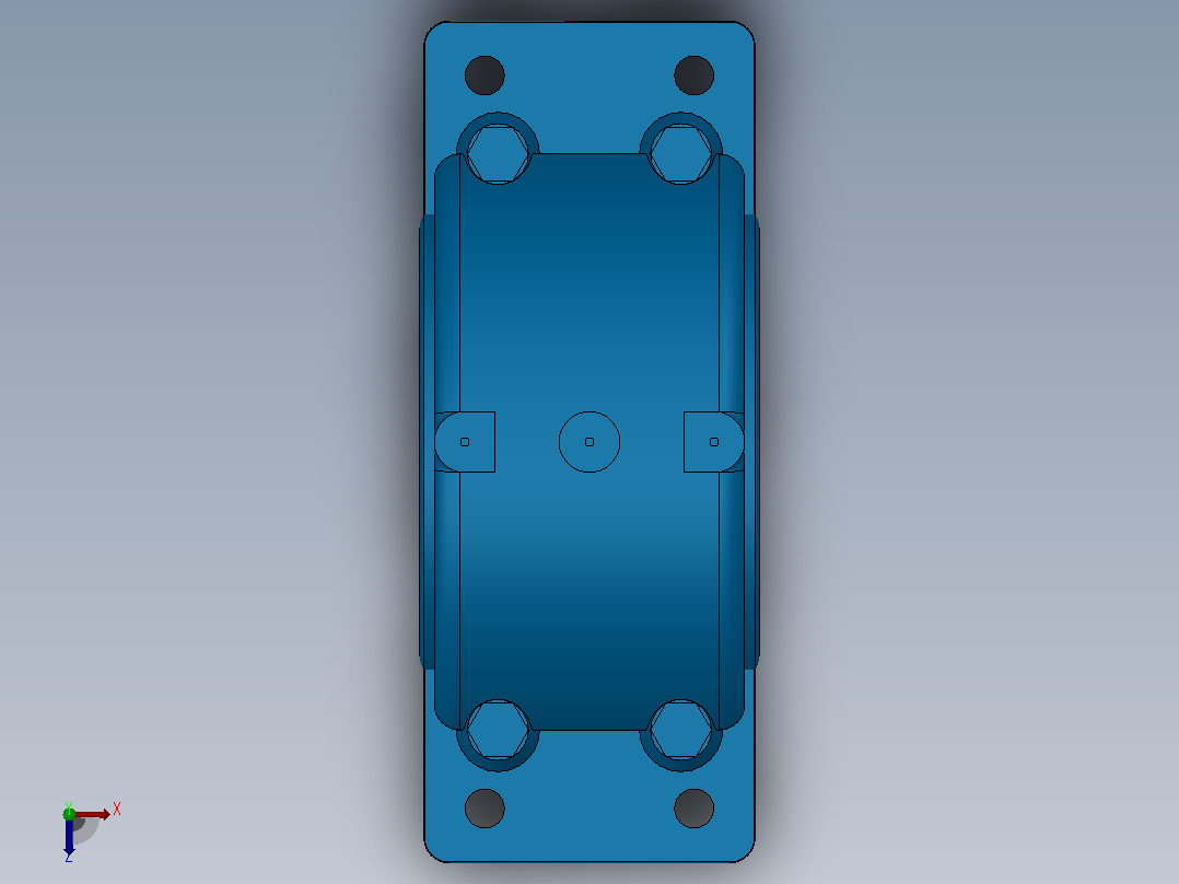 SD3100 [SD3168]轴承俯视图