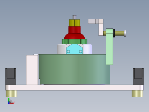 转子槽口角度检测治具