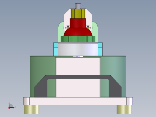 转子槽口角度检测治具左视缩略图