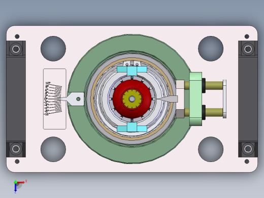 转子槽口角度检测治具俯视缩略图