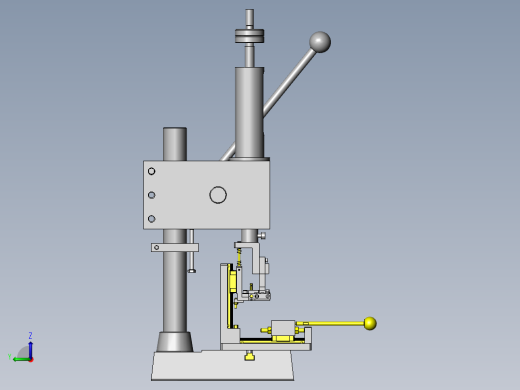 磁铁切割夹具左视缩略图