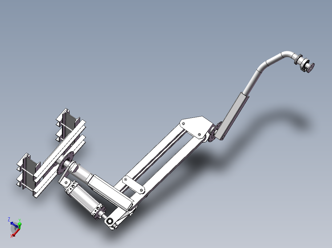 悬挂式助力机械手3D图纸h586主视图