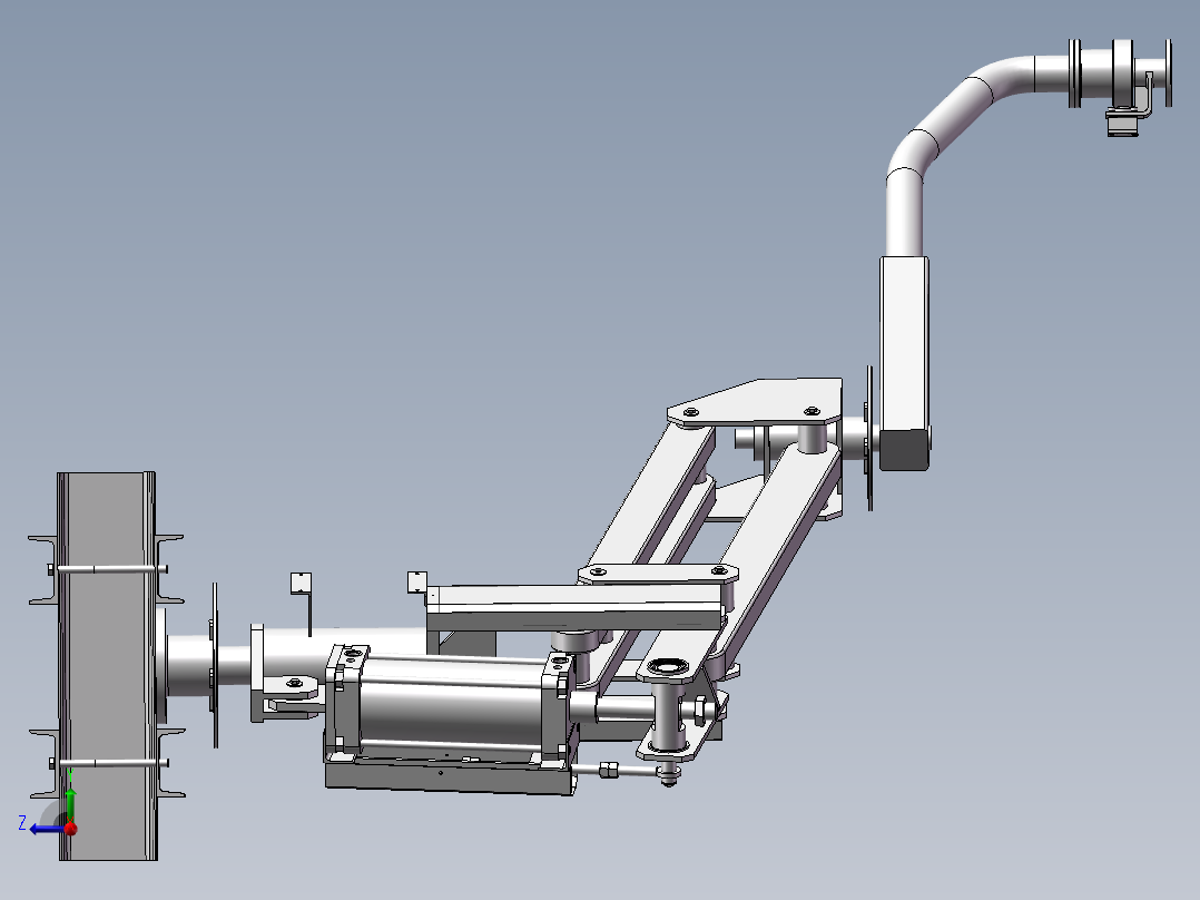 悬挂式助力机械手3D图纸h586右视图
