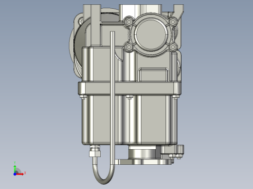 燃料泵3D模型前视缩略图