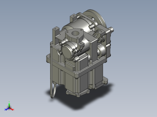 燃料泵3D模型正等轴测缩略图