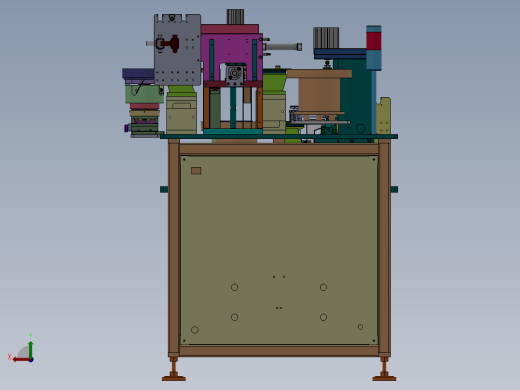 ZDH-CHAZ-004 精密钟表配件叉片插针组装机 设计后视缩略图
