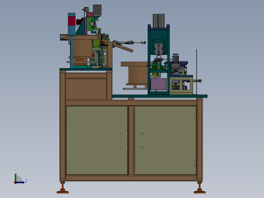 ZDH-CHAZ-004 精密钟表配件叉片插针组装机 设计左视缩略图