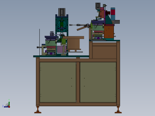 ZDH-CHAZ-004 精密钟表配件叉片插针组装机 设计右视缩略图