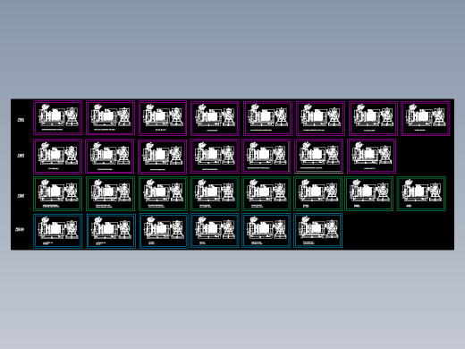 南方泵业ZS65-ZS80-ZS100系列卧式单级离心泵尺寸合集